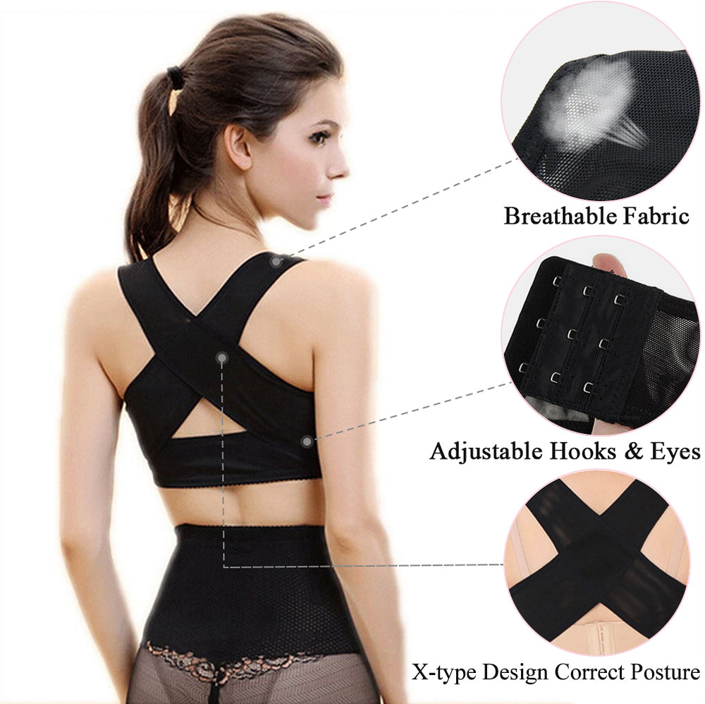 1PC Women Chest Posture Corrector Support Belt Body Shaper Corset Shoulder Brace for Health Care Drop Shipping S/M/L/XL/XXL - Stay Beautiful