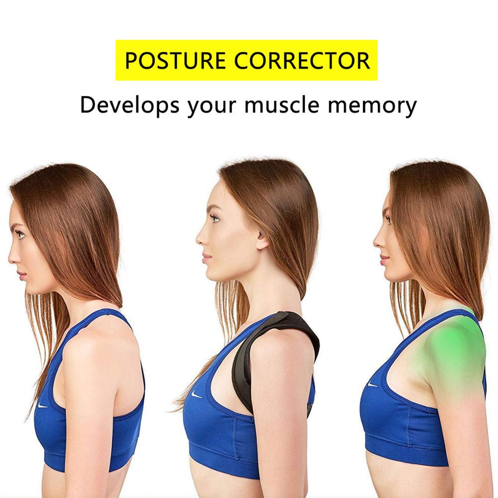 Brace Support Belt Adjustable Back Posture Corrector Clavicle Spine Back  Shoulder Lumbar Posture Correction