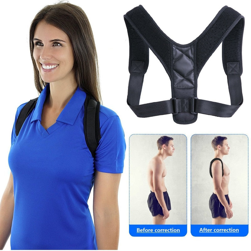 YOSYO Brace Support Belt Adjustable Back Posture Corrector