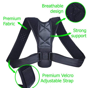 YOSYO Brace Support Belt Adjustable Back Posture Corrector Clavicle Spine Back Shoulder Lumbar Posture Correction - Stay Beautiful