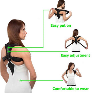 YOSYO Brace Support Belt Adjustable Back Posture Corrector